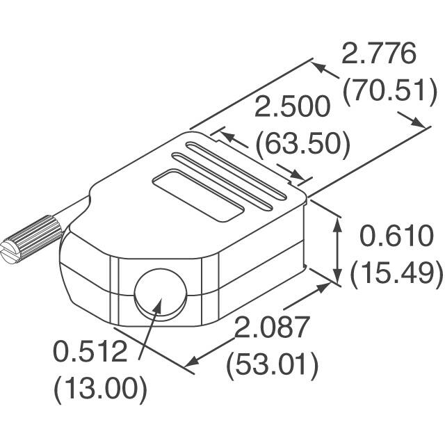 953-037-030R121 NorComp Inc.  Carcasas traseras para conectores D-Sub en forma de D